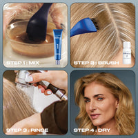 Clairol Root Touch-Up Extra Lift | For Blonde, Highlighted Hair or Balayage | Permanent Root Lightening Kit | Zero Bleach | Extra Lift | 1 Application