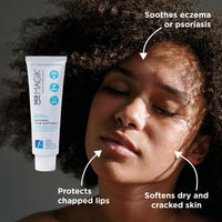 Sea Magik - Face and Body Moisturiser for Dry Skin, Itch Relief Cream for Eczema and Psoriasis, Natural Mineral-Rich Lotion with Hydrating Dead Sea Salt, Vegan, Cruelty Free (75ml)
