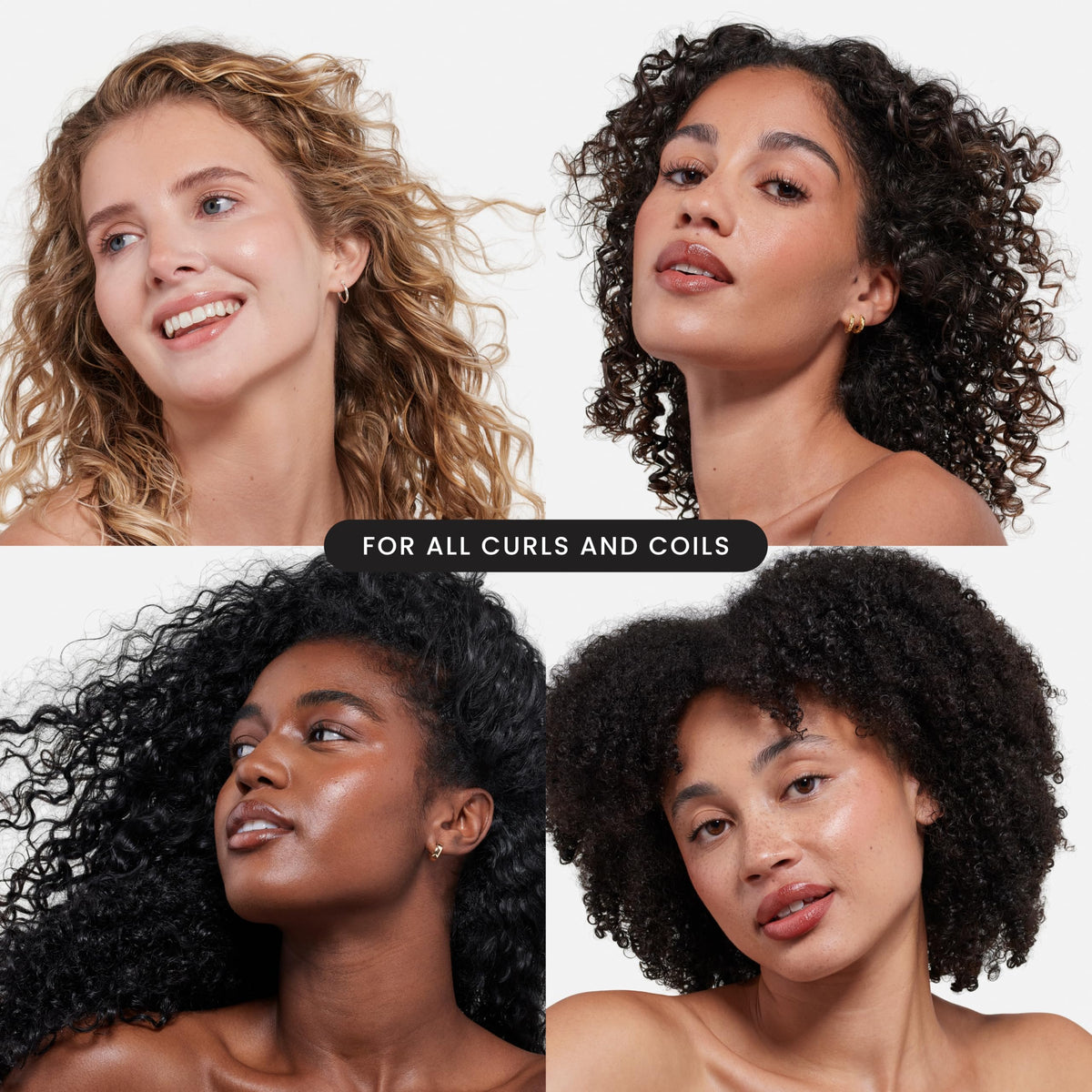 Tangle Teezer Naturally Curly Ultimate Detangler Hairbrush for 3C-4C Curly Coily Hair - Two-Tiered Teeth Define Curls & Reduce Frizz - Mango & Pink