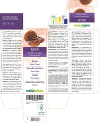 Reishi (Ganoderma lucidum) Fungus or Mushroom Alcohol-Free Mother Tincture Naturalma - Liquid Extract Drops 120 ml - Food Supplement - Vegan