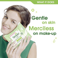 Unilever Simple Kind to Skin Cleansing remove waterproof make-up Facial Wipes for sensitive skin 25 wipes