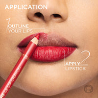 L'Oreal Paris Color Riche Lip Liner with Couture Precision to Define Lip Curves and Prevent Feathering, Creamy Formula for a Seamless Blend with Matching Satin Lipsticks, 300 Le Rouge Paris