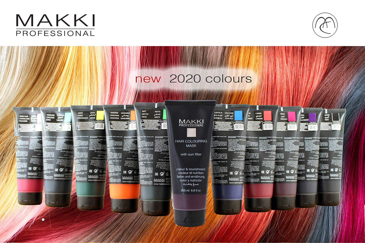 Makki MAKKI KLEIN BLUE HAIR COLOURING MASK 200ML