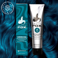 ARCTIC FOX 100% Vegan & Cruelty Free Vivid Semi Permanent Hair Dye - Aurora Kiss 165ml e