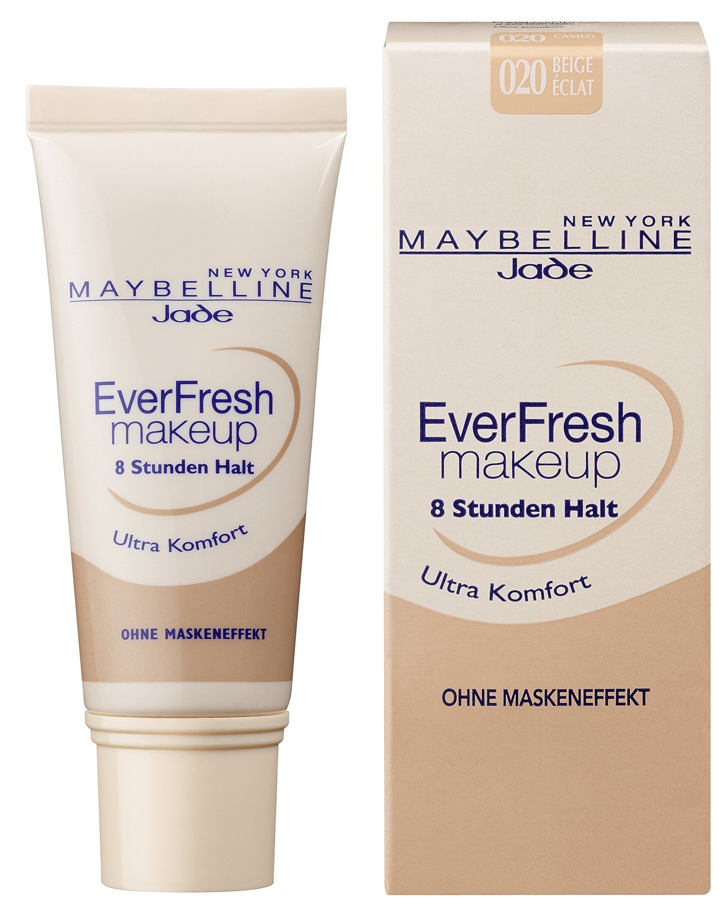 Maybelline New York EverFresh Cameo 20 Make-Up in a Skin Colour Tone for Long Lasting Coverage with High Comfort, 1 x 30 ml