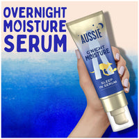 Aussie G'night Moisture Sleep In Hair Serum - Overnight Repair Treatment - 70ml - For Dry, Damaged Hair - Pump Bottle - 8-hour Active Formula, Deep Conditioning Hair Treatment