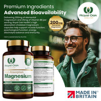 Magnesium (Bisglycinate) with Vitamin B6 x120 Capsules