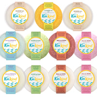 KinKind CLEANSE me! 2 in 1 Shampoo & BodyWash Bar. Soap free Shampoo bar for normal to greasy hair. Ideal for men. Up to 50 washes. Vegan, Cruelty Free, UK made