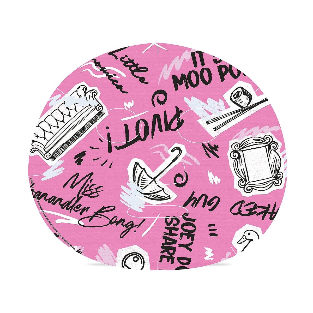 MAD Beauty MAD BEAUTY Friends Sheet Face Masks Booklet (Pack of 4) | Bromance, Monica, Phoebe, Rachel | Coconut, Raspberry, Black Tea, and Pomegranate