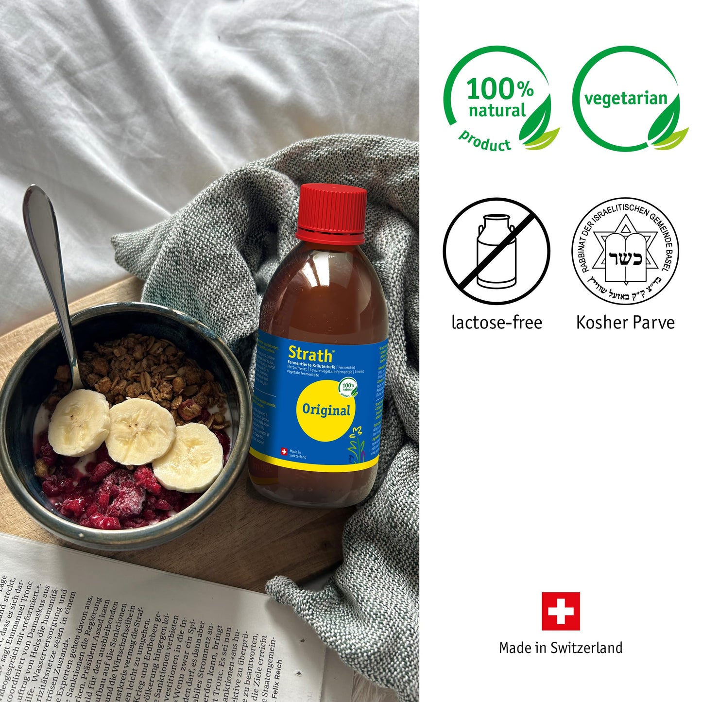 Strath Original Liquid Food Supplement - (500 ml) Natural Herbal Yeast and Daily Nutritional Supplement