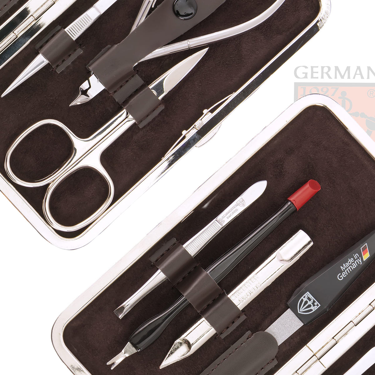 3 Swords Germany - 7-piece manicure pedicure set kit - brand quality