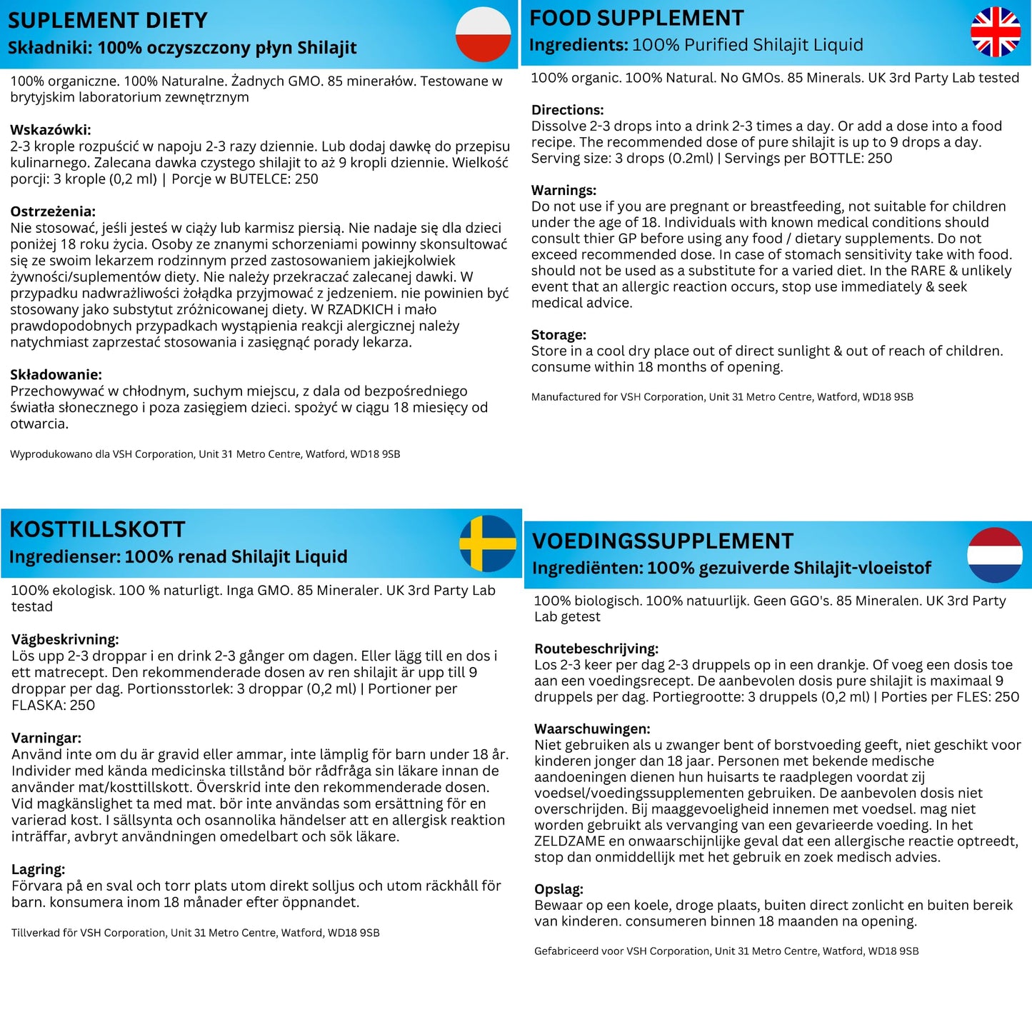 Shakra Health Black Squirrel Himalayan Shilajit Liquid Drops. High Strength, Pure & Potent [50ml] with Dropper. Authentic, Fulvic Acid & Natural Trace Mineral Complex. Organic & Vegan