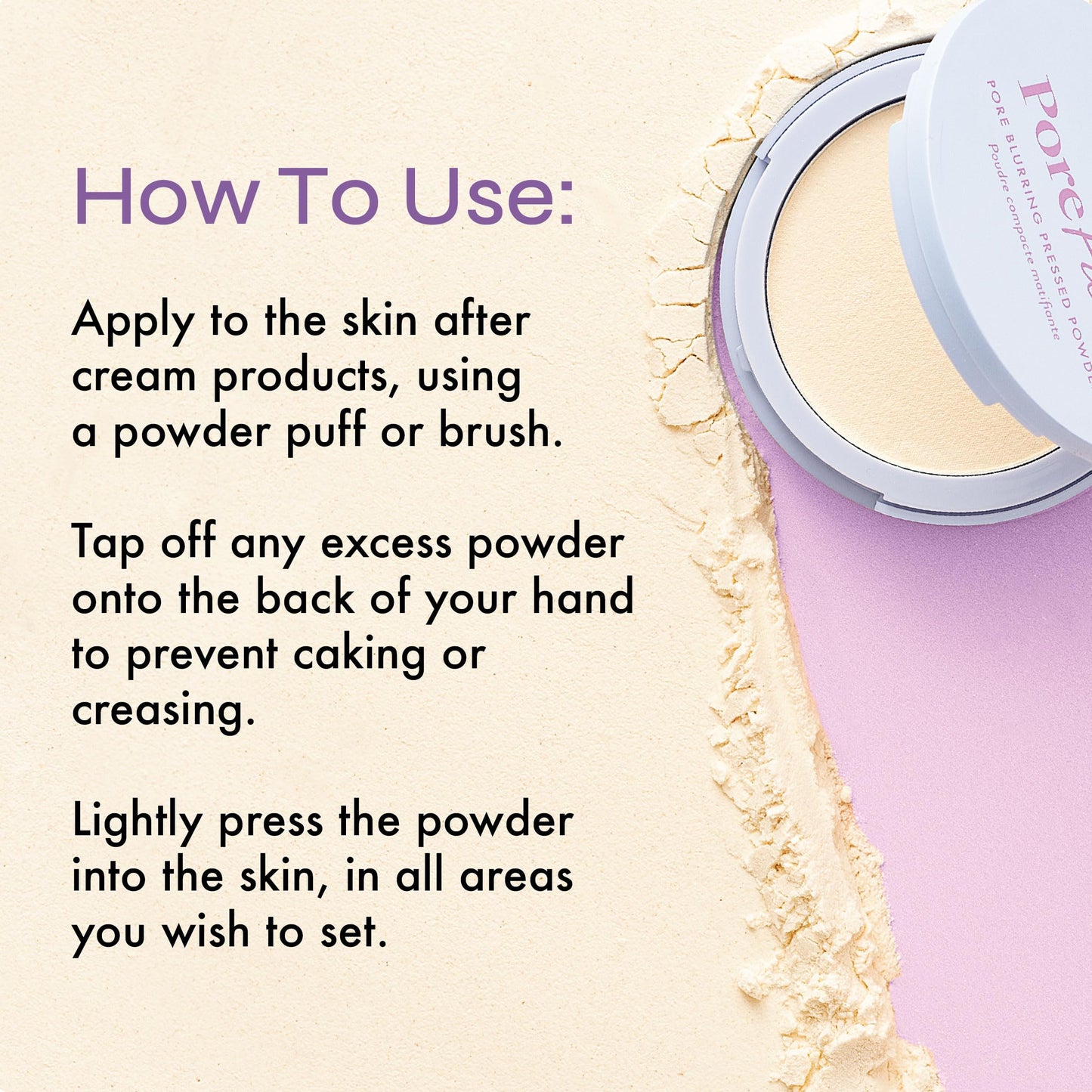 The Beauty Crop PoreFilter Pressed Powder - Blurs Pores & Controls Shine - Deep Shade - 0.34 oz