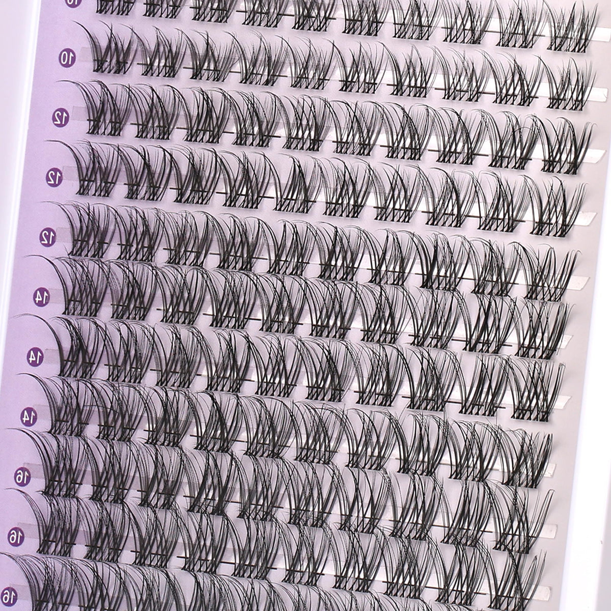 Himirell False Eyelashes DIY Clusters Lashes Individuals Wispy Wet Look Fluffy Cat Eye Fake Eyelashes Faux Mink Lashes 5 Pairs Multipack