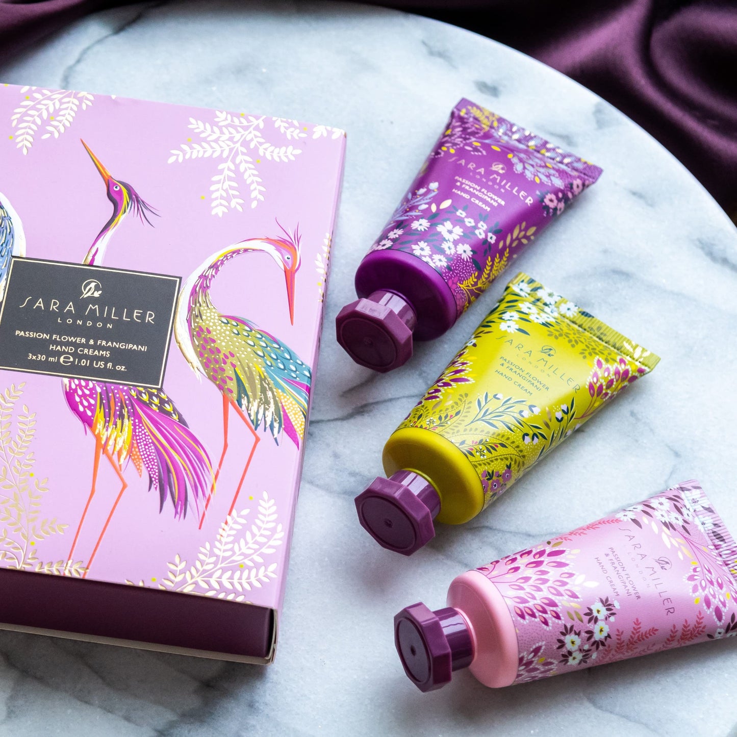 Sara Miller London Hand Cream 3x 30ml