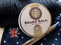 Beard Balm British Gentleman 100% Natural & Organic by Sweyn Forkbeard - A Beard Softener and Deep Conditioner For Men (50 ml/1.7oz Beard Balm British Gentleman)