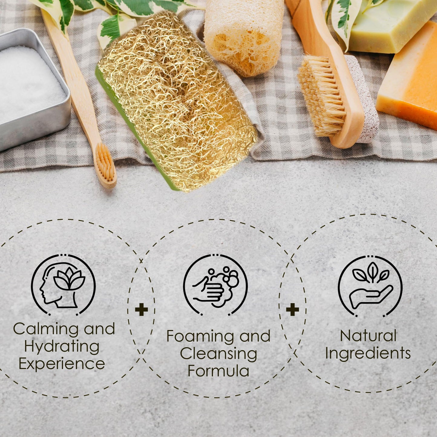 STORELUXY 130gr Aloe Vera Soap Bar With Pumpkin Fiber Natural Handmade Loofah | Oil Balance, Reduces Dryness, Collagen, Cures Blackheads and Acne, Vitamins C and E, Anti Ageing Skincare