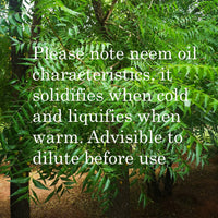 Feelia - Organic Neem Oil - Cold pressed, Rich in Vitamin E & Antioxidants, Repairs & Nourish, 100% Pure & Organic - 100ml