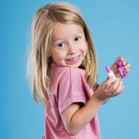 MISS NELLA Miss Nella CUTIE PIE, purple Hypoallergenic children Lip Balm, Non Toxic Make Up for kids, perfect for those with sensitive skin.