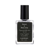 Nailberry Shine & Breathe Oxygenated Top Coat 15 ml | Boosts the Vibrancy, Shine and Staying Power of your Polish