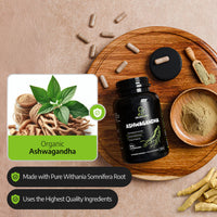 UNLOCKSUPPS UnlockSupps Ashwagandha 500mg - 120 Capsules | Relieve Stress & Boost Stamina | Ashwagandha Capsules with Pure Withania somnifera Root | No Preservatives, Gluten-Free