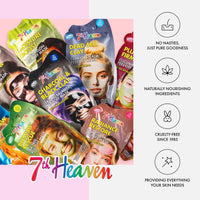 7th Heaven Bumper Box Skin Care Gift Collection, Pack of 20 Face, Hair and Body Masks, Mud, Cream and Peel-Off Variety, Deeply Moisturising, Hydrating and Fruity Pamper Set