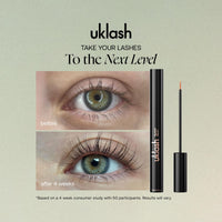 UKLASH Eyelash Growth Serum For Longer & Fuller Lashes - 3ml. Clinically Proven Formula for Naturally Longer Lashes and Extensions. Vegan & Cruelty-Free