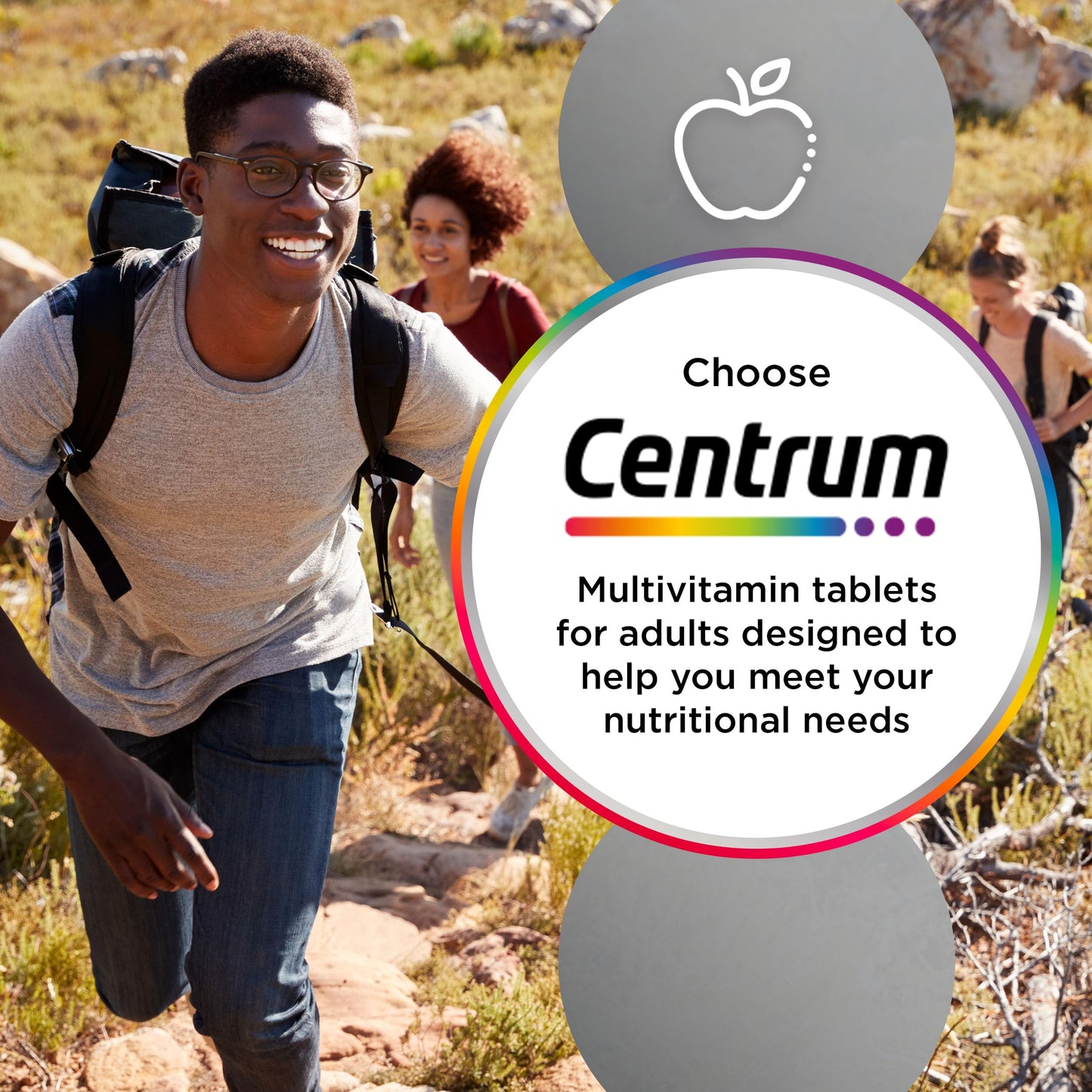 Centrum Advance Multivitamin & Mineral Supplements, 24 essential nutrients including vitamin D, C, Calcium, Daily Multivitamin Tablets, 100ct (Packaging May Vary)