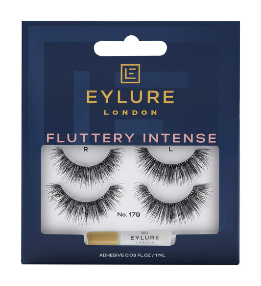 Eylure Fluttery Intense 179 Twin Pack, Black