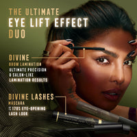 Max Factor Masterpiece Divine Brow Lamination Gel 001 Clear, 2-Sided Applicator, Salon-Like Lamination, Combs & Lifts, Non-Crunchy But Strong Hold, Eye Lift Effect, Ultimate Precision
