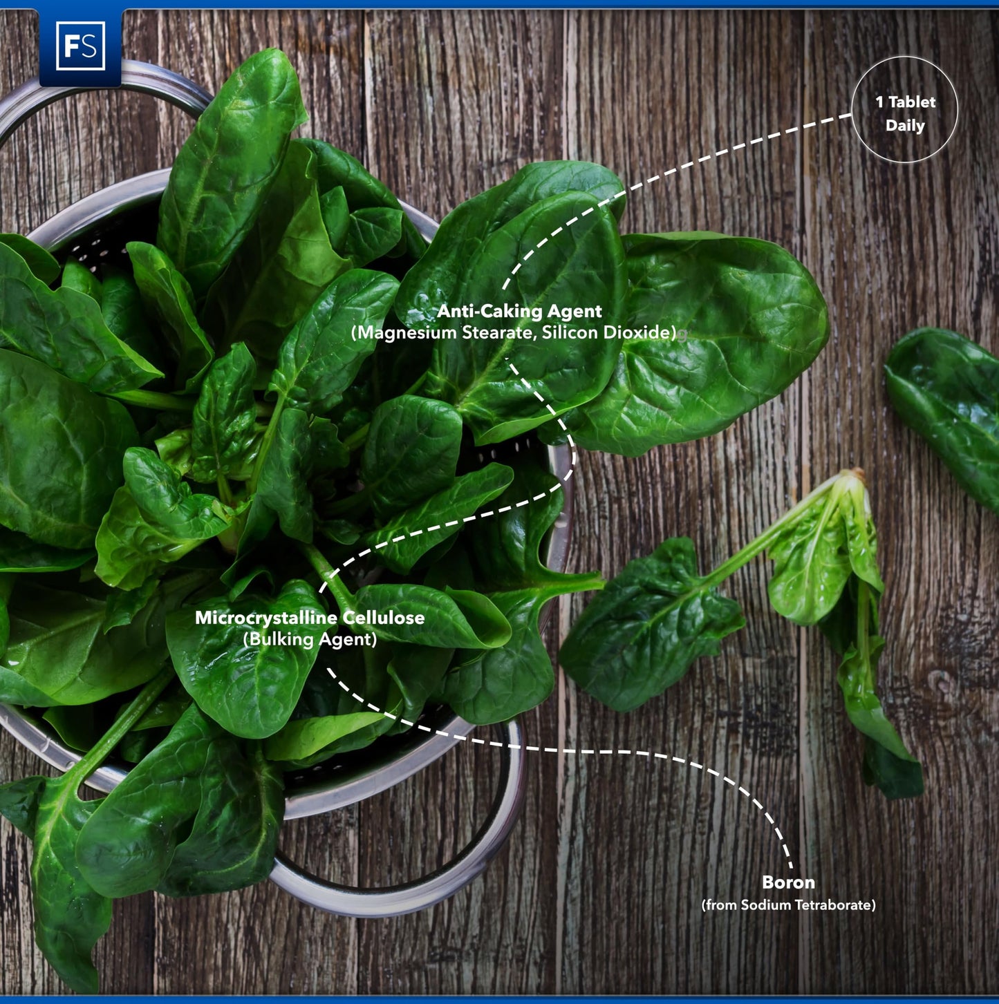 FS Boron | High Strength Boron Supplements | 240 Boron Tablets - 3mg Boron per Serving | Non-GMO, Gluten & Allergen Free | Manufactured in The UK