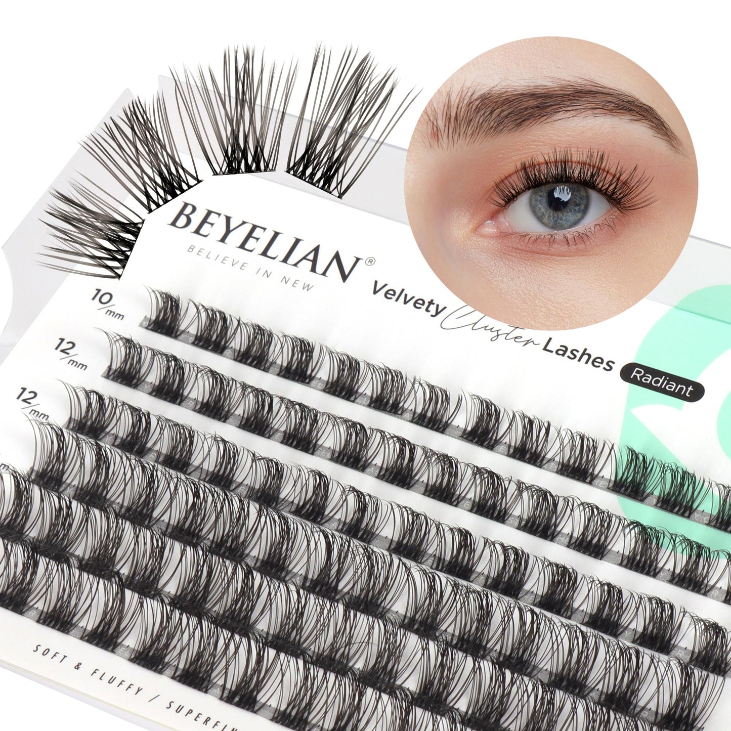 BEYELIAN Cluster Lash Extensions RE-10