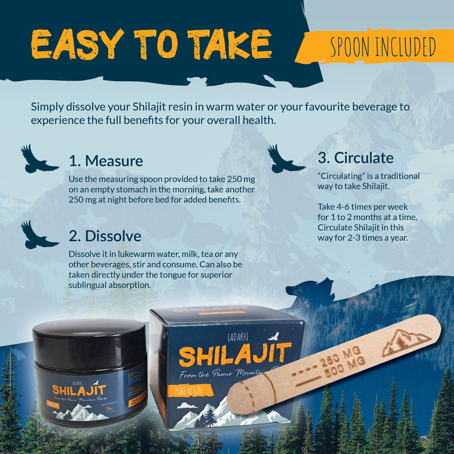 Inc Products Shilajit Resin from The Pamir Mountain Range/Pure Stong Shilajit Resin Rich with Minerals and Fulvic Acid to Boost The Immune System / 100% Pure Himalayan Shilajit