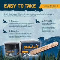 Inc Products Shilajit Resin from The Pamir Mountain Range/Pure Stong Shilajit Resin Rich with Minerals and Fulvic Acid to Boost The Immune System / 100% Pure Himalayan Shilajit