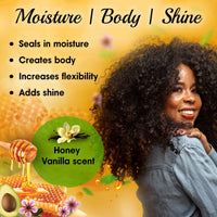 SNF Manuka Honey & Avocado, Sulfate-Free Hydrating Conditioner for Curls - Waves - Protective Styles 350ml