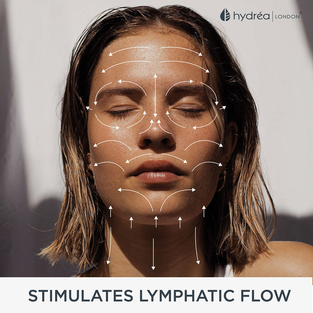 Hydrea London Face Brush - Natural Bristle Dry Facial Cleansing Skin Exfoliator, Gentle Scrub & Exfoliating, Helps Lymphatic Flow – FSC® Certified Beechwood.