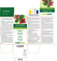 Bearberry (Arctostaphylos uva Ursi) Leaves NATURALMA | 150 g | 300 Tablets of 500 mg | Food Supplement | Natural and Vegan