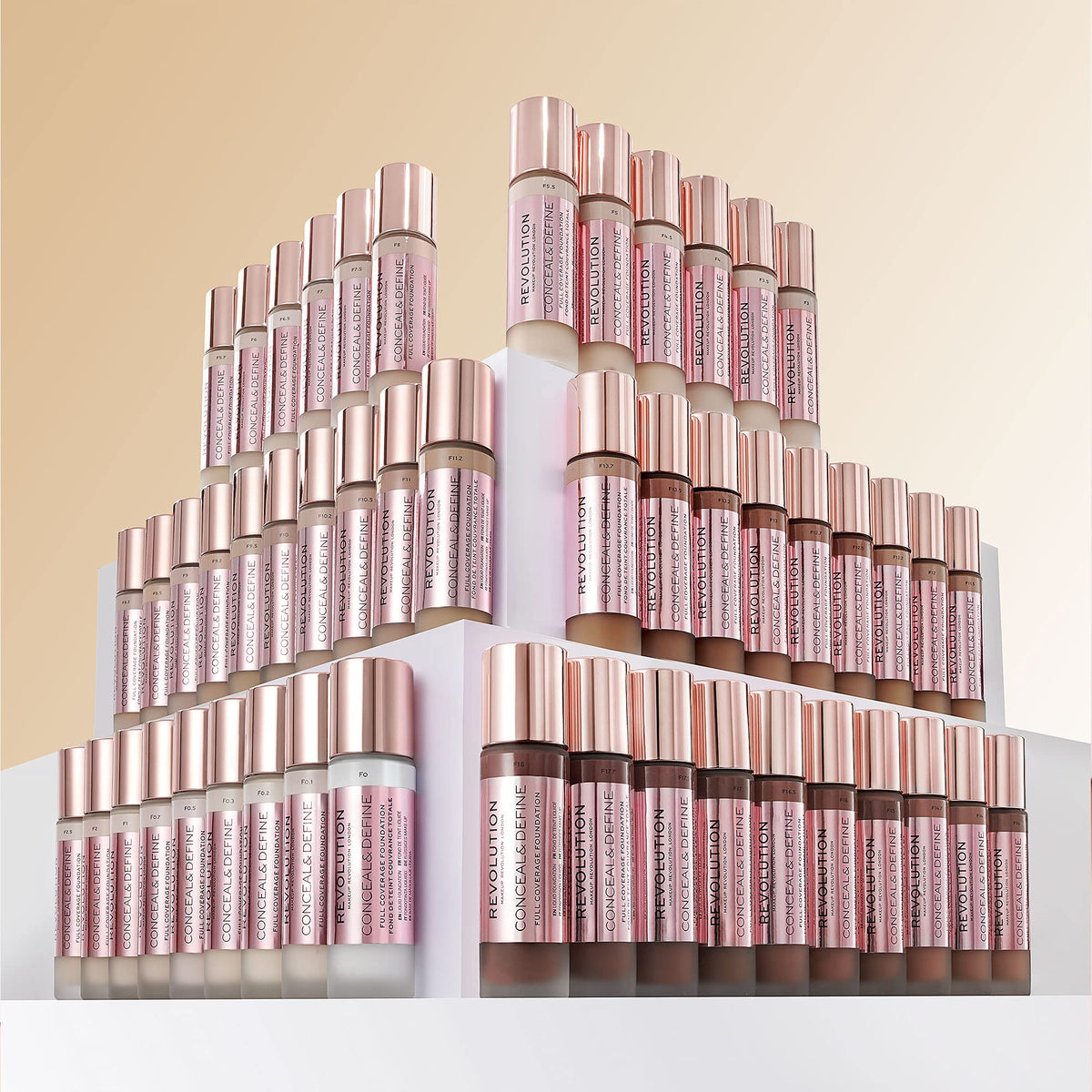 Revolution Beauty London Makeup Revolution, Conceal and Define, Foundation, F14, 23 ml