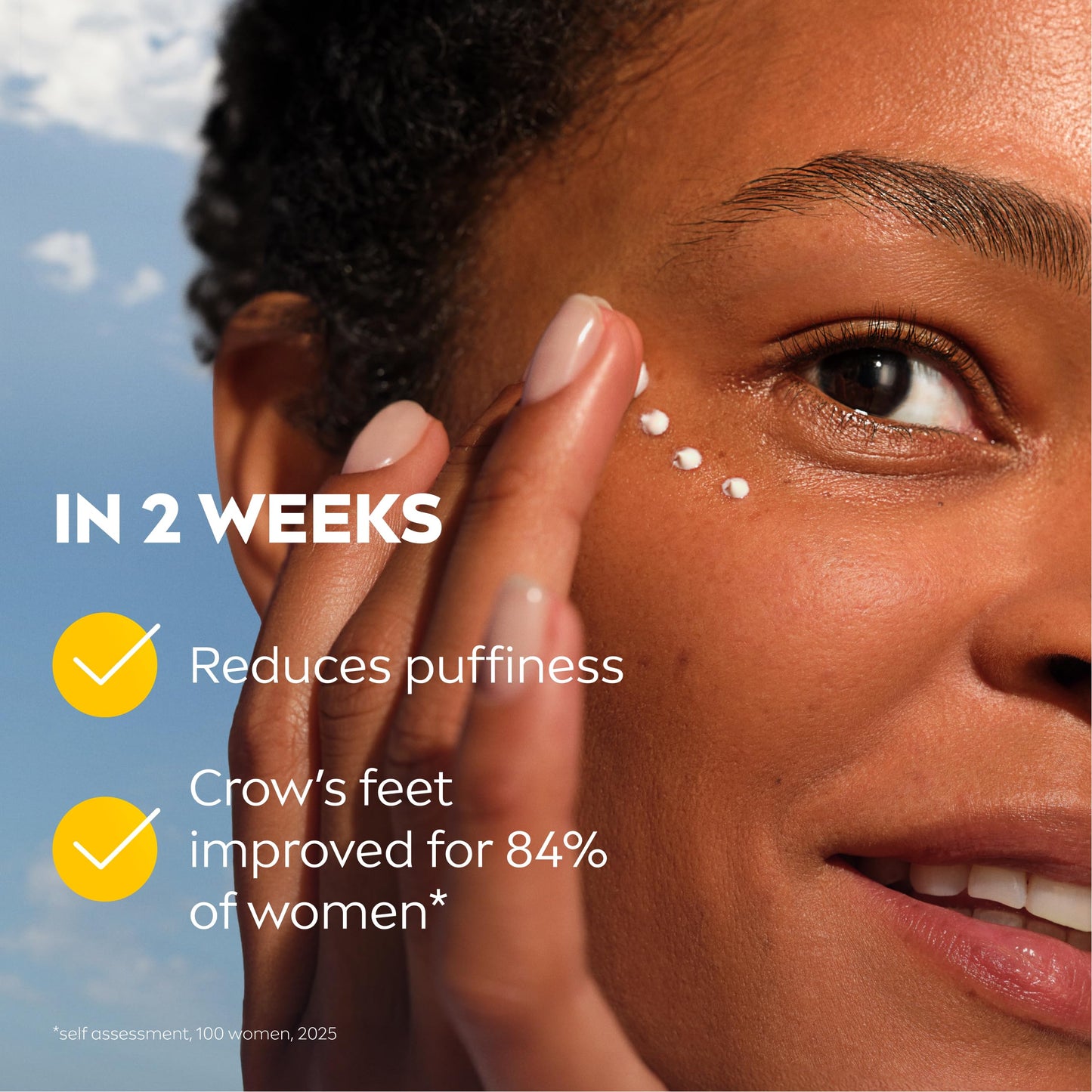 NIVEA Q10 Anti-Wrinkle Energy Revitalising Eye Cream (15 ml), Anti-Age Formula with Vitamin C, Q10, and GLYCOSTOP, Vitamin C Eye Cream to Reduce Appearance of Dark Circles and Crow's Feet