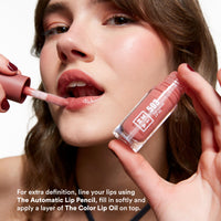3INA MAKEUP - The Color Lip Oil 503 - Nude pink Lip Gloss with 24h Hydration & Hyaluronic Acid - Lipstick & Lip Balm