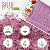 Davis Finest - Rose Petal Powder, 100g - Rosa Damascena - Dried Rose Petals for Hair & Facial Mask, Pore Cleansing, Brightening, Exfoliating - Organic, Natural Rose Fragrance for Cosmetics, Food Grade