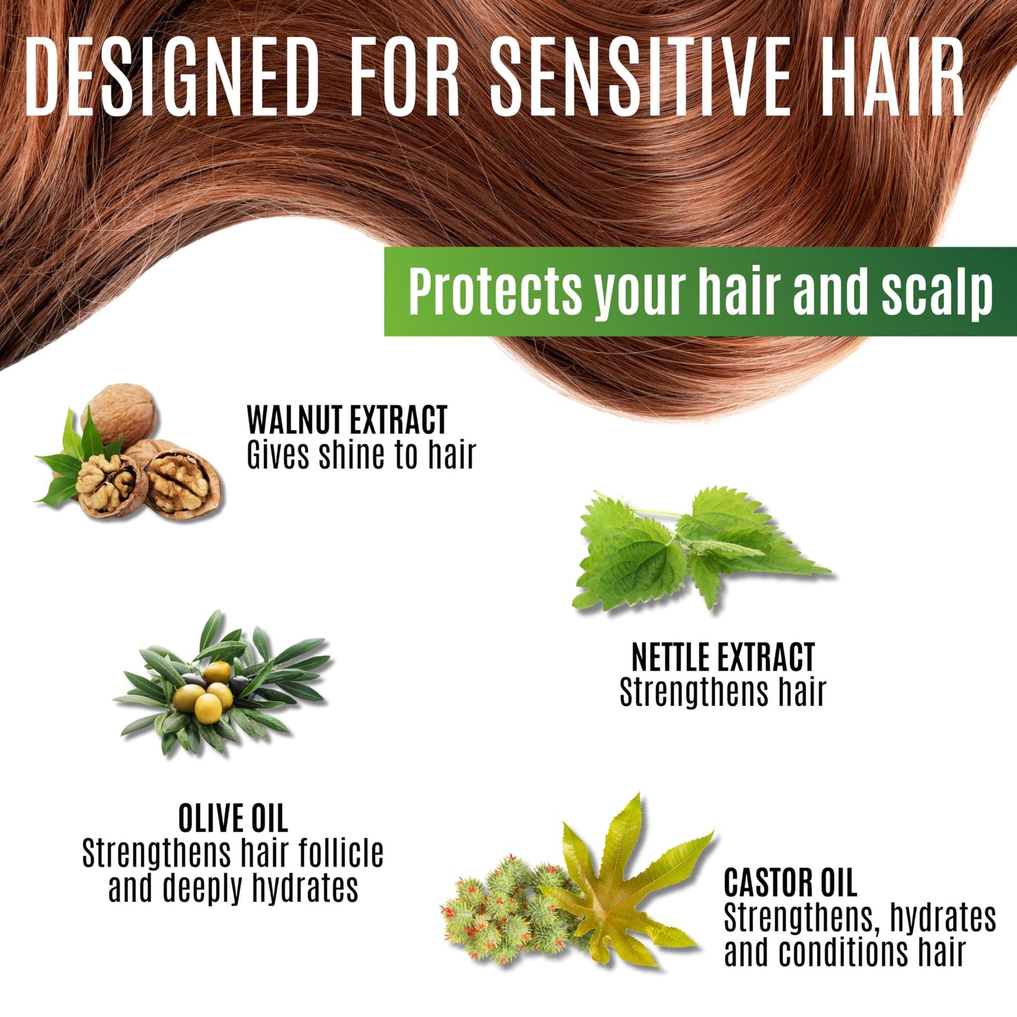 Herbal Time Henna Natural Color Cream With Nettle Extract | Gray Cover | Temporary Color Dye | Ammonia, Sulfates, Parabens Free | Without Colour 0 | 75ml
