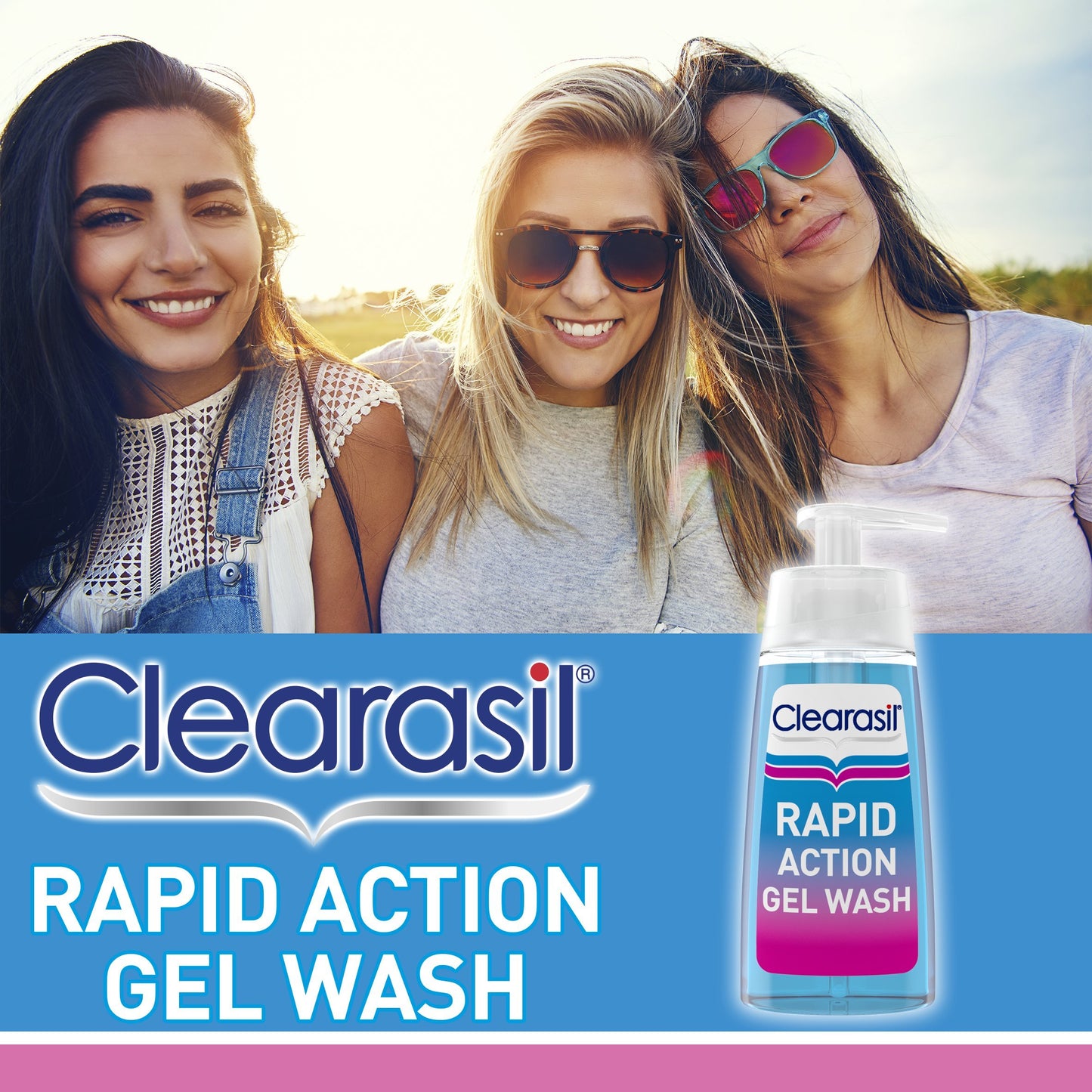 Clearasil Acne Face Wash, 150ml, Salicylic Acid Gel, Day and Night, Acne, Spot Wash, Pore Cleanser, Rapid Action, Clearer Skin In 12 Hours, Spot Treatments, Skin Care