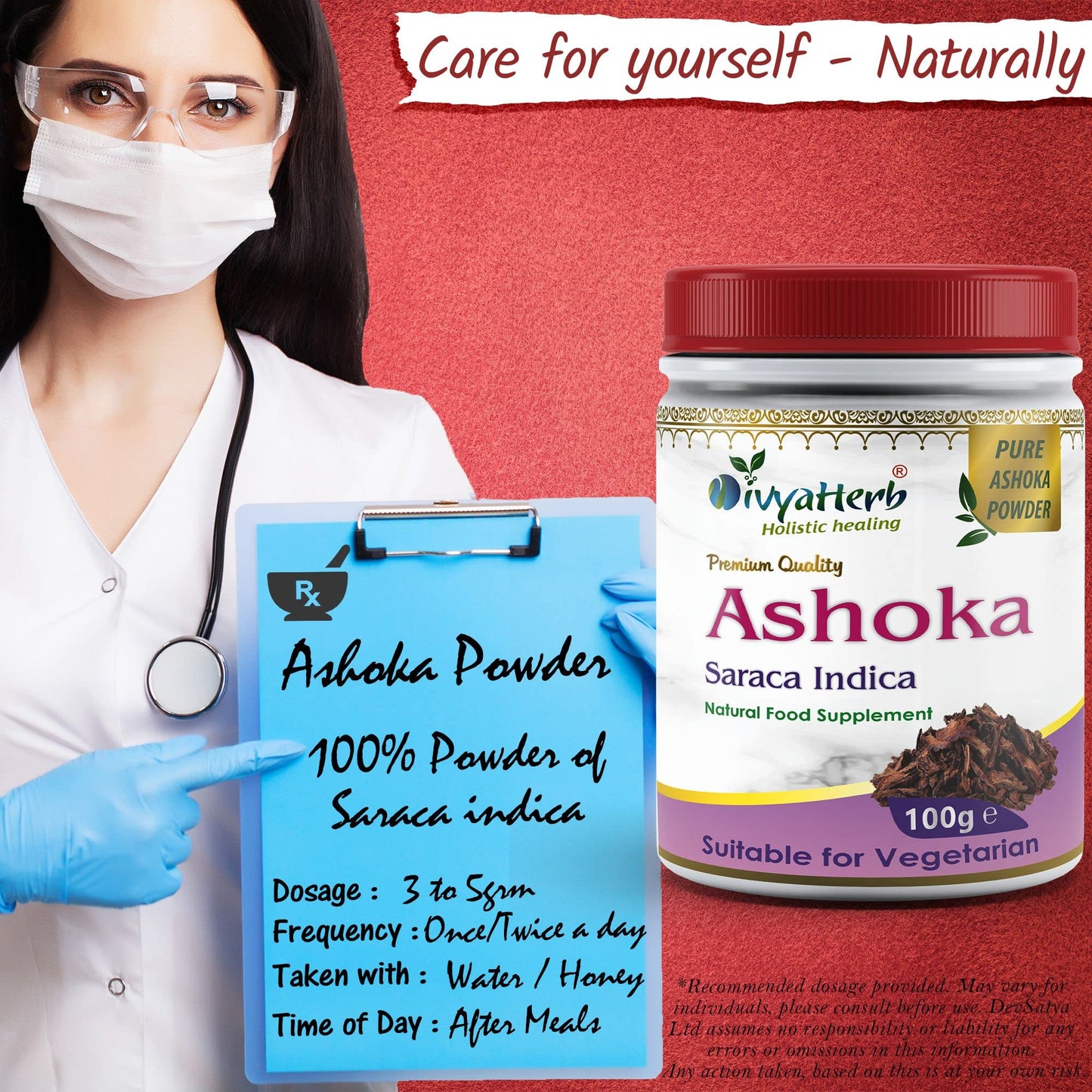 DivyaHerb Ashoka Powder