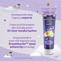 Childs Farm Slumber Time Sleep Calming Massage Lotion Lavender and Moon MilkSuitable for Newborns with Dry, Sensitive and Eczema-Prone Skin 150 ml