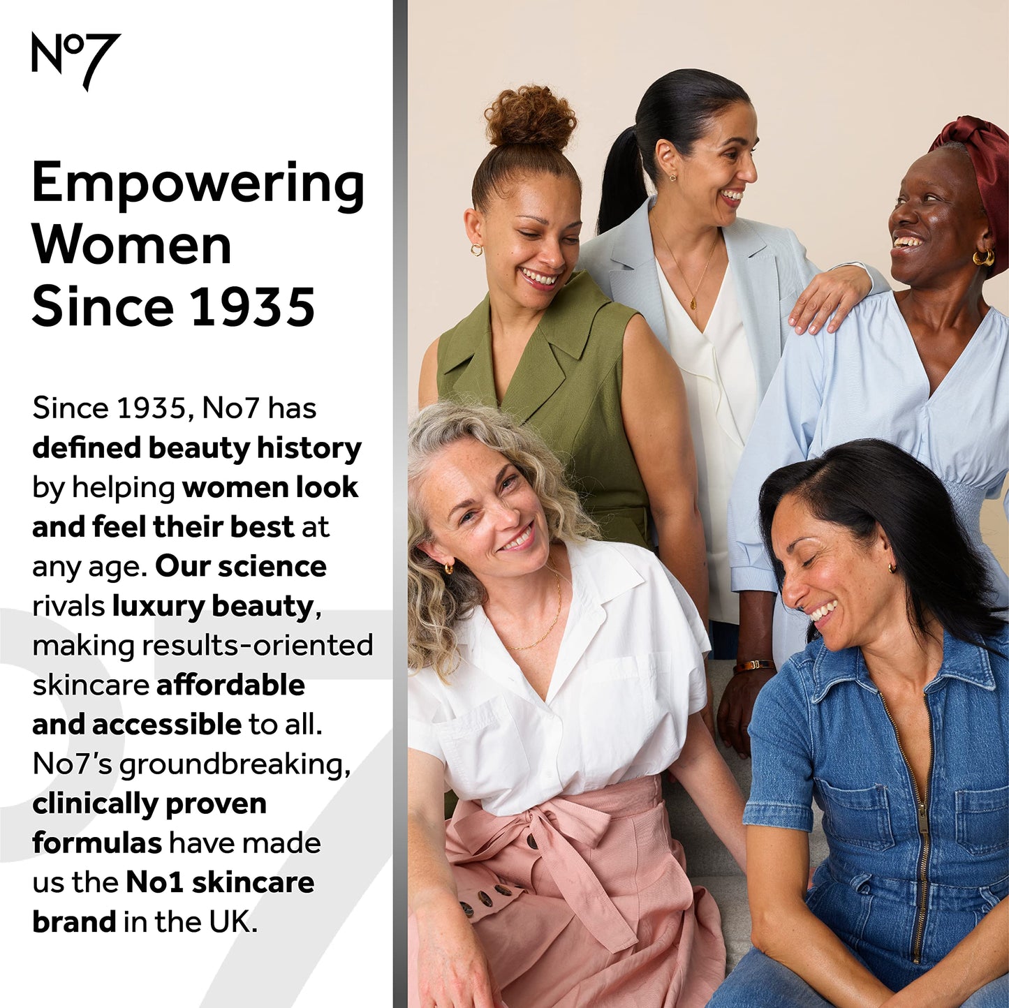 No.7 No7 Menopause Skincare Firm & Bright Eye Cream 15ml