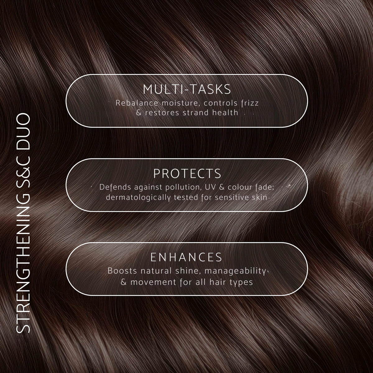 Percy & Reed Shampoo & Conditioner 2 x 250ml, Hair Growth Shampoo and Conditioner, Reduces Breakage, Builds Strength, Adds Thickness, Moisturises Dry Damaged Hair, Give Me Strength Collection