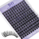 B&Qaugen B&Q Lash Clusters B05, Clusters Lashes 156PCS Individual Lashes DIY at Home