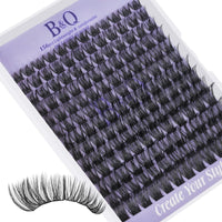 B&Qaugen B&Q Lash Clusters B05, Clusters Lashes 156PCS Individual Lashes DIY at Home