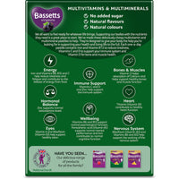 Bassetts Vitamins Man Multivitamins & Multiminerals Blackcurrant 30's